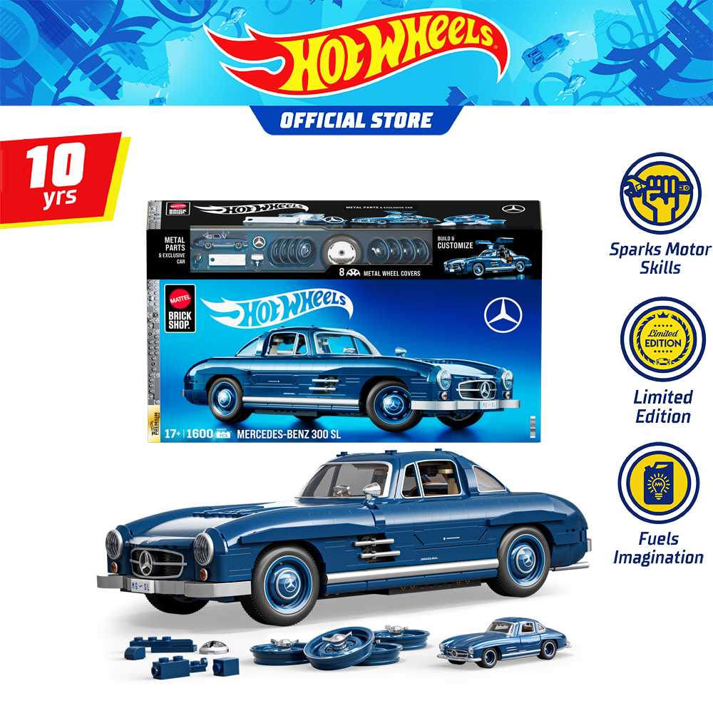 Mattel Brick Shop Hot Wheels Mercedes-Benz 300 Sl Toy Figure Hot Wheels Mercedes-Benz 300 Sl Hww25 Ch ราคา 6,795 บาท*ส่งฟรี