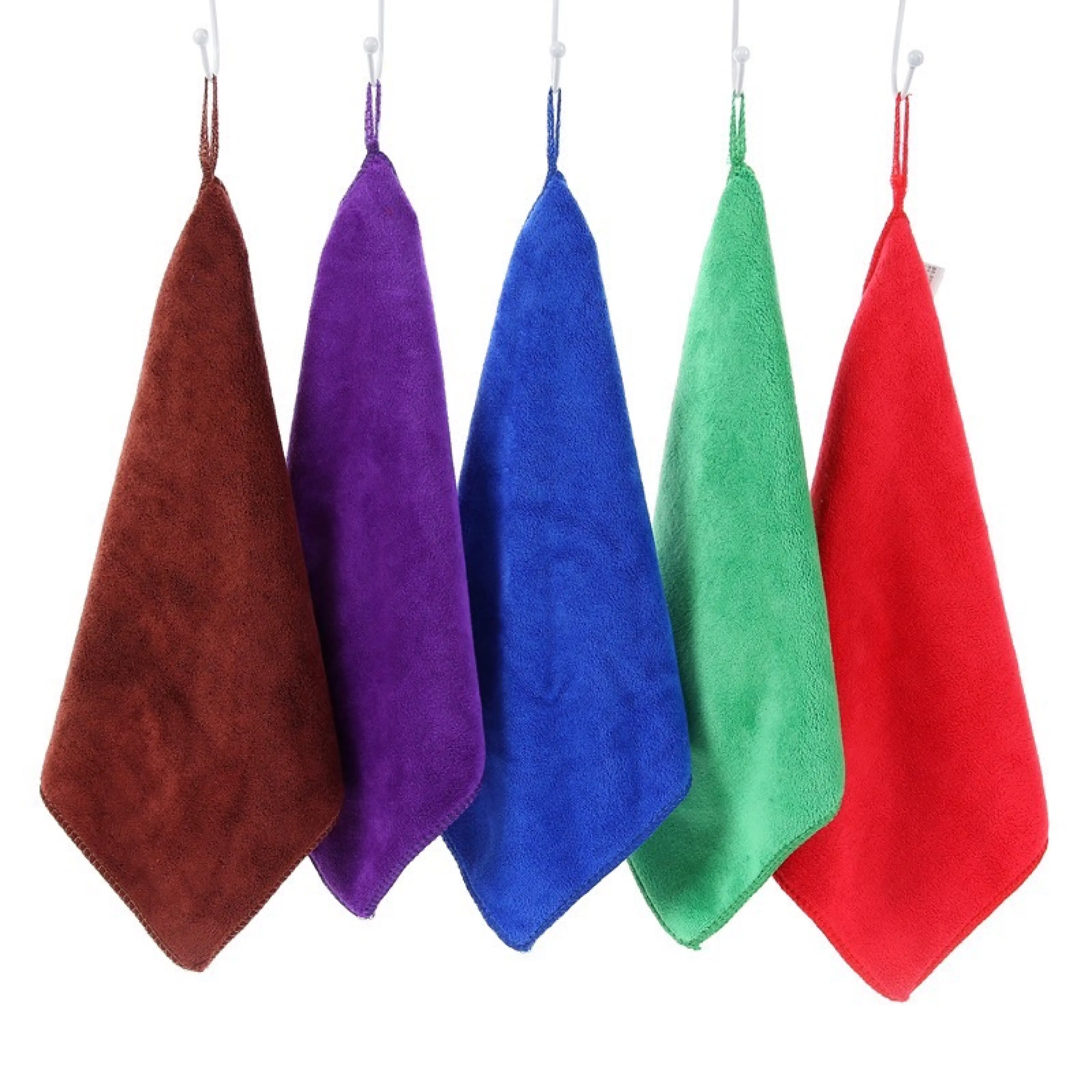 1ชิ้น ผ้าเช็ดรถ (ไม่มีที่แขวน) ผ้าเช็ดมือ ผ้าทำความสะอาด ไมโครไฟเบอร์ microfiber ขนาด 30x30 เป็นขนหนา