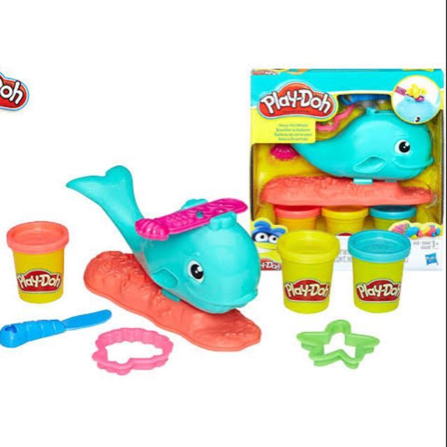 play doh whale set