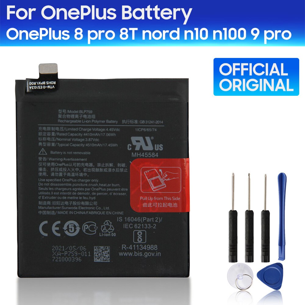 one plus 9 pro battery