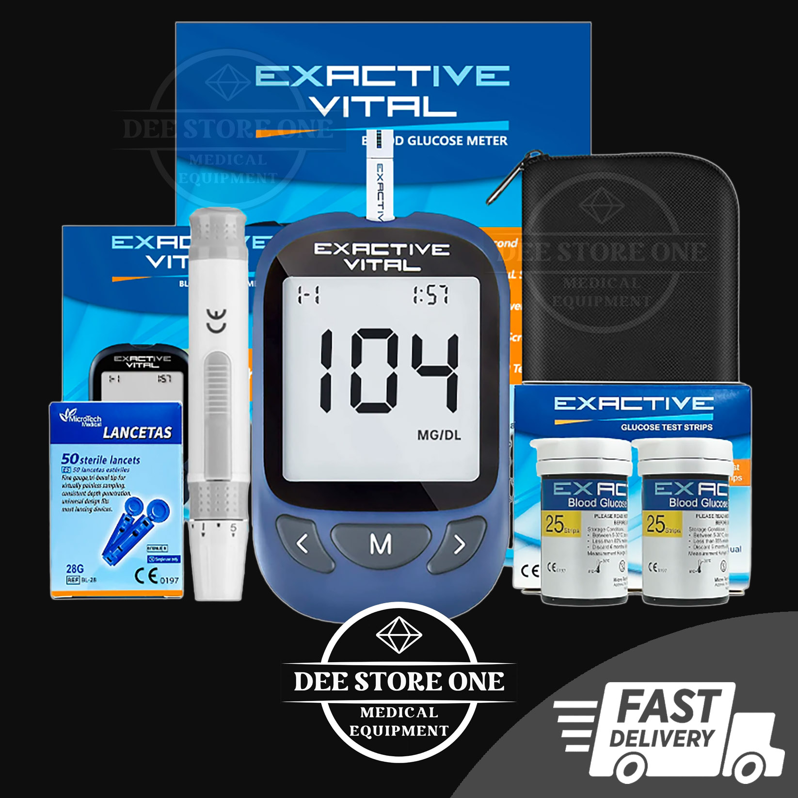 👉🏿เครื่องวัดระดับน้ำตาลในเลือด รุ่น EXACTIVE VITAL ตรวจน้ำตาล ตรวจเบาหวาน ของแท้ รับประกัน 5 ปี ราคา 249 บาท*ส่งฟรี