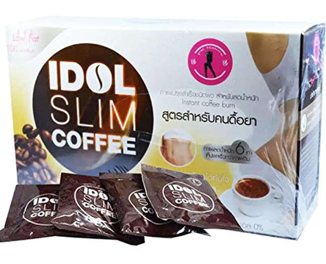 IDOL COFFEE ไอดอล คอฟฟี่ กาแฟลดน้ำหนัก สูตรสำหรับคนดื้อยา (1กล่อง)