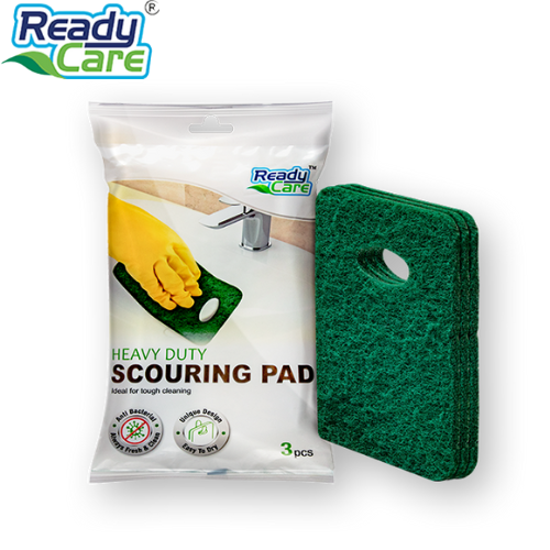 แผ่นใยขัดทำความสะอาดสำหรับงานสกปรกมาก รุ่น Heavy Duty จำนวน 3 ชิ้นแพค แบรนด์ Readycare ราคา 24 บาท*ส่งฟรี