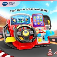 VTech ไดร์เวอร์แข่งขันและค้นพบ ซิมูเลเตอร์ รถยนต์ ยานพาหนะ เกมอิเล็กทรอนิกส์ 80-558900 VTech RACE  &  DISCOVER  DRIVER simulator car vehicle electronic game 80-558900