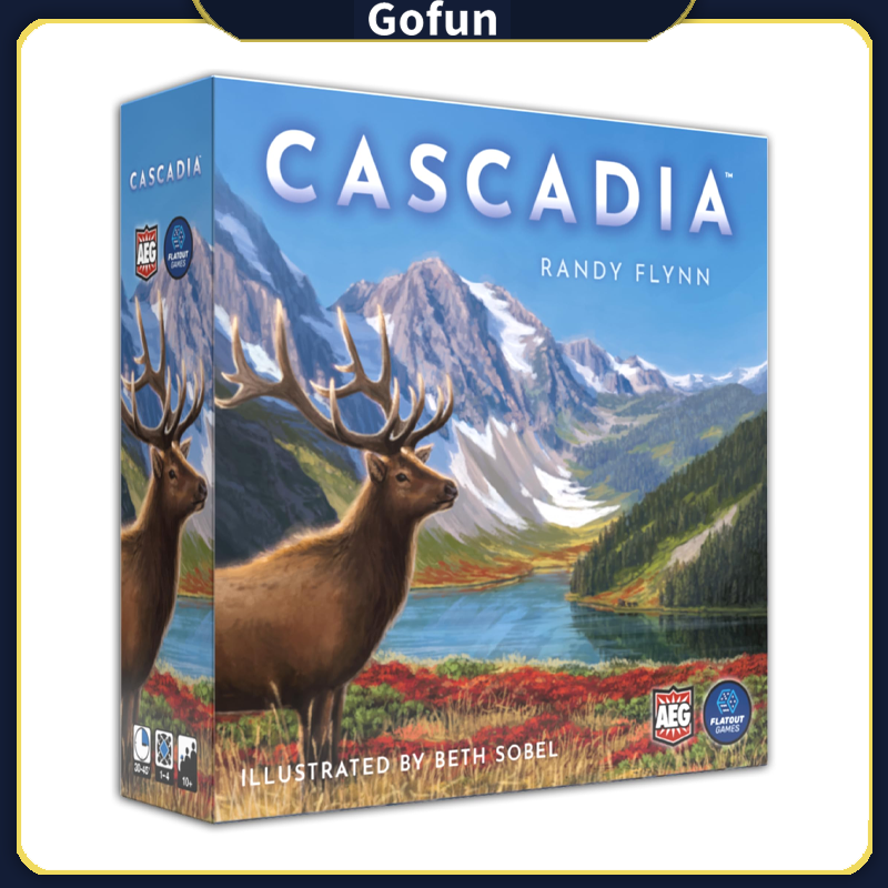 Cascadia Board Game (English) - Board Game for Family Party Game