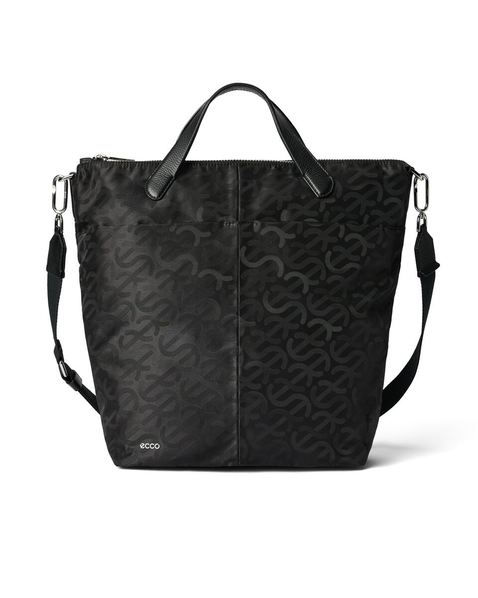 ECCO กระเป๋าสะพายไหล่ รุ่น TOTE L JACQUARD WAVE BAG สีดำ ราคา 15,990 บาท*ส่งฟรี