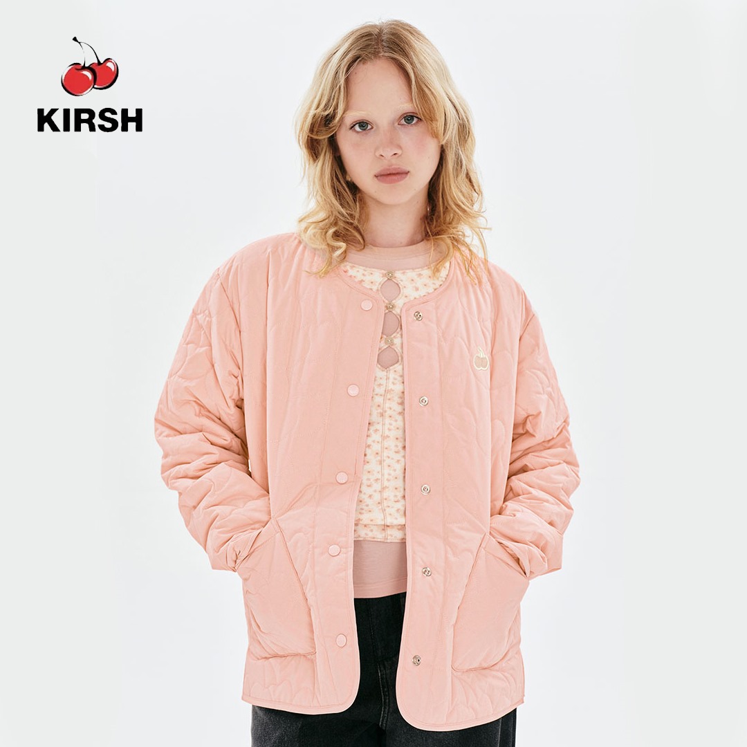 [KIRSH] CHERRY QUILTING JACKET + MUFFLER SET | 23AW WINTER ราคา 2,545 บาท*ส่งฟรี