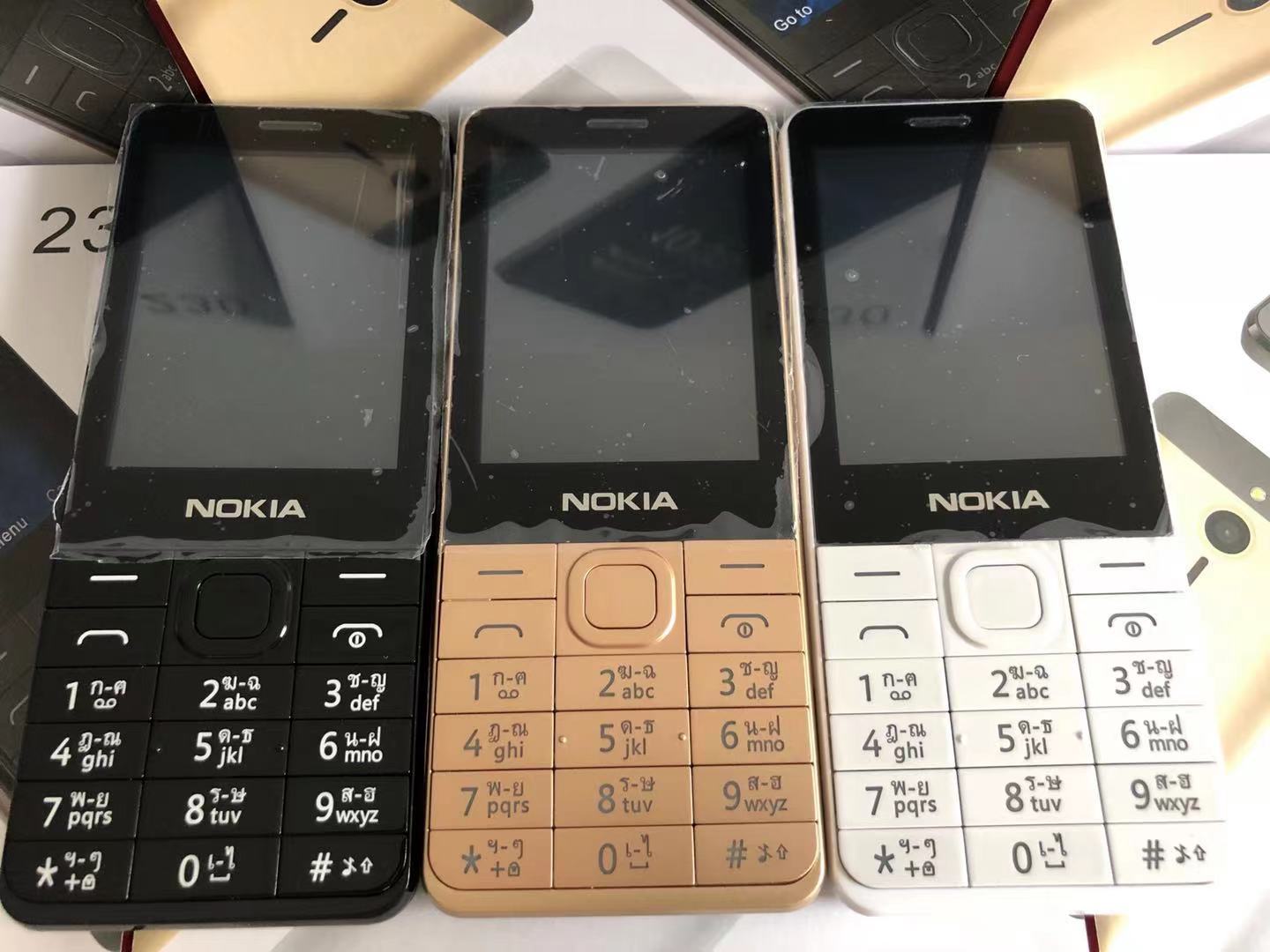 เกี่ยวกับ โทรศัพท์มือถือปุ่มกด Nokia 230 แท้ 4G ใหม่ล่าสุด ปุ่มกดไทย เมนูไทย，มือถือโนเกีย 230 จอใหญ่ 2.8’จอใหญ่กว่า