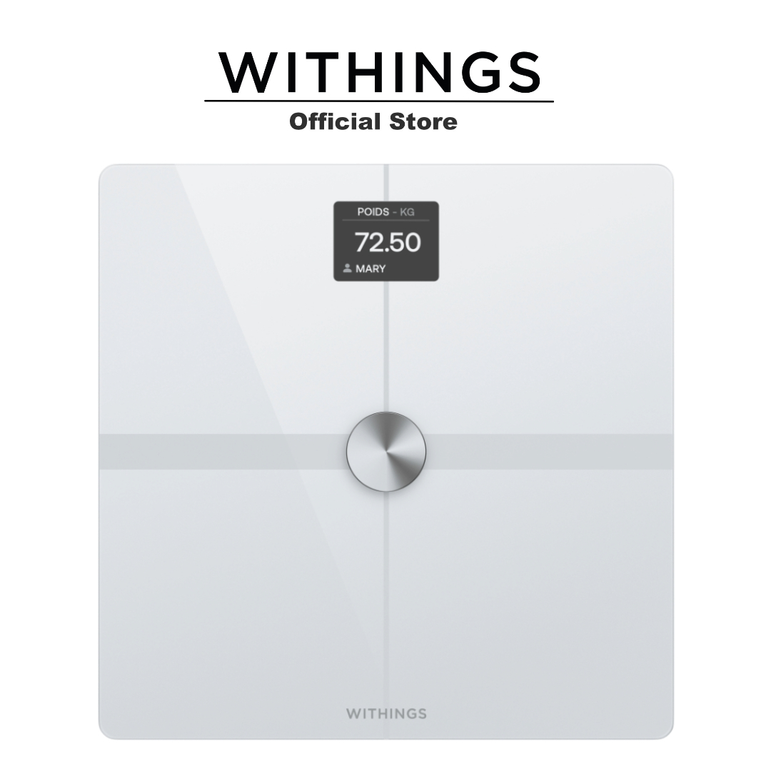 ผลิตภัณฑ์เพื่อสุขภาพ Withings เครื่องชั่งน้ำหนัก Body Smart ราคา 3,590 บาท*ส่งฟรี