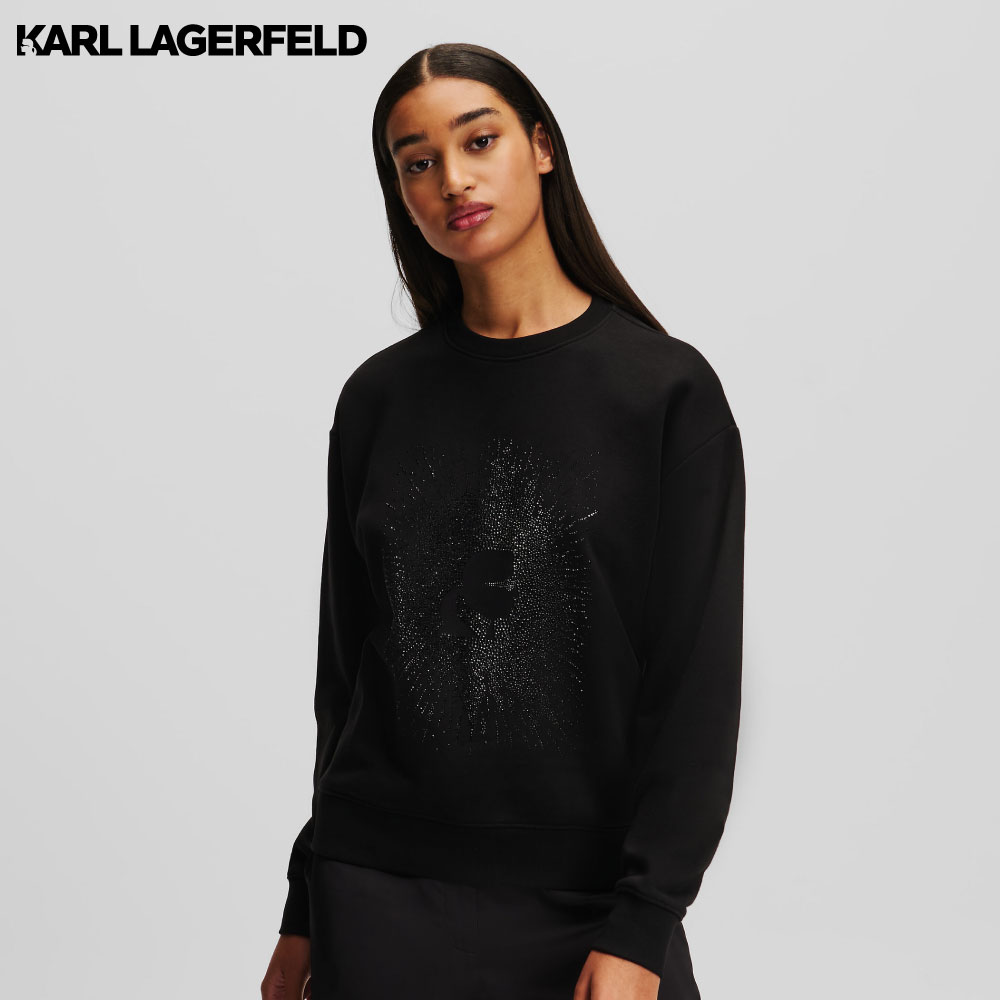 KARL LAGERFELD - KAMEO RHINESTONE SWEATSHIRT ราคา 12,900 บาท*ส่งฟรี