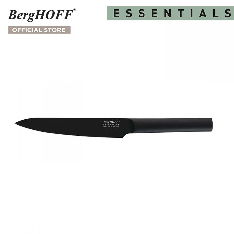 BergHOFF มีดสไลซ์สแตนเลส รุ่น Essential-Kuro ทนทาน 19ซม. สีดำ 1309192 ราคา 1,272 บาท*ส่งฟรี