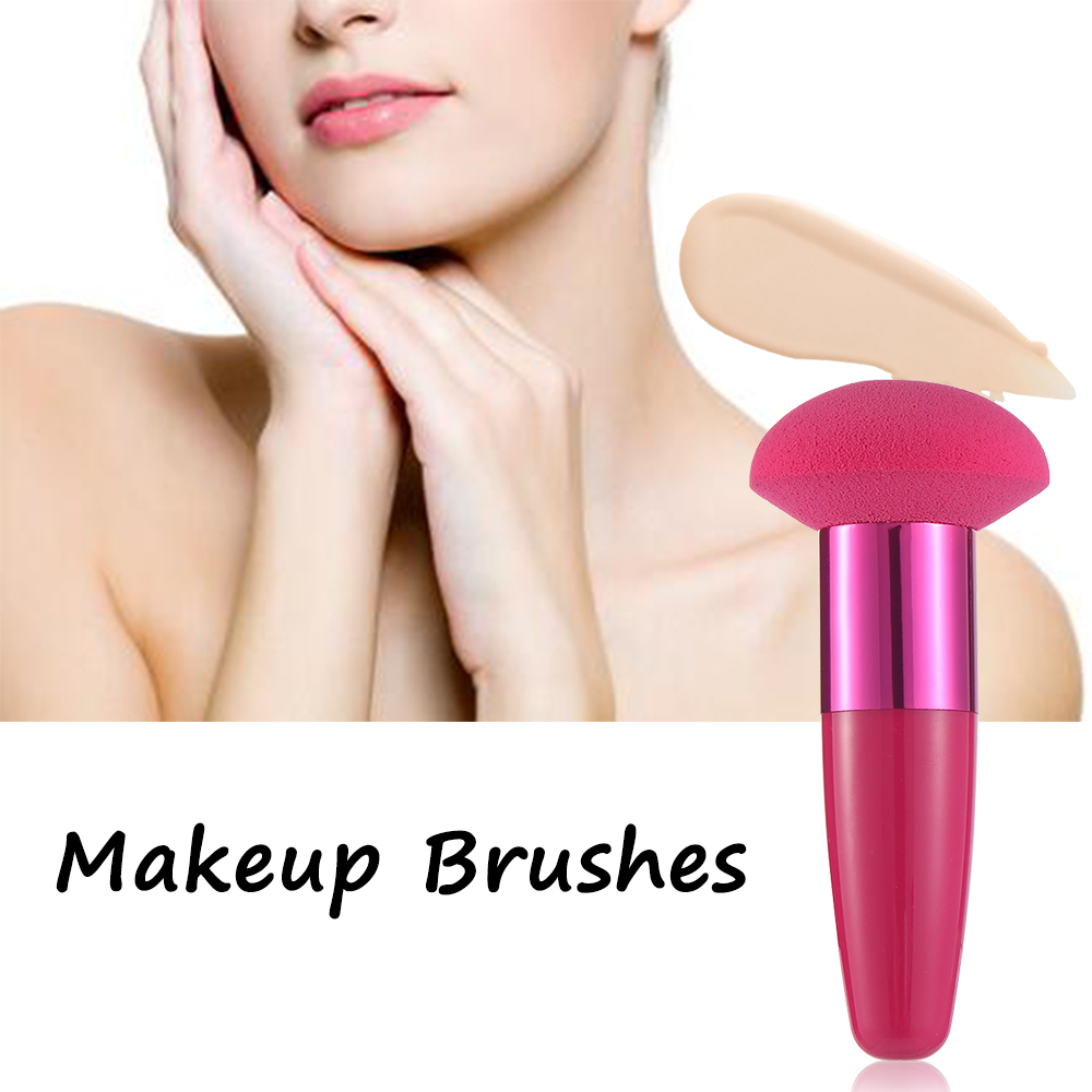 SEEDING Women Smooth Shaped Cosmetic Tool Mushroom head Foundation Makeup Brushes Sponge Powder Puff