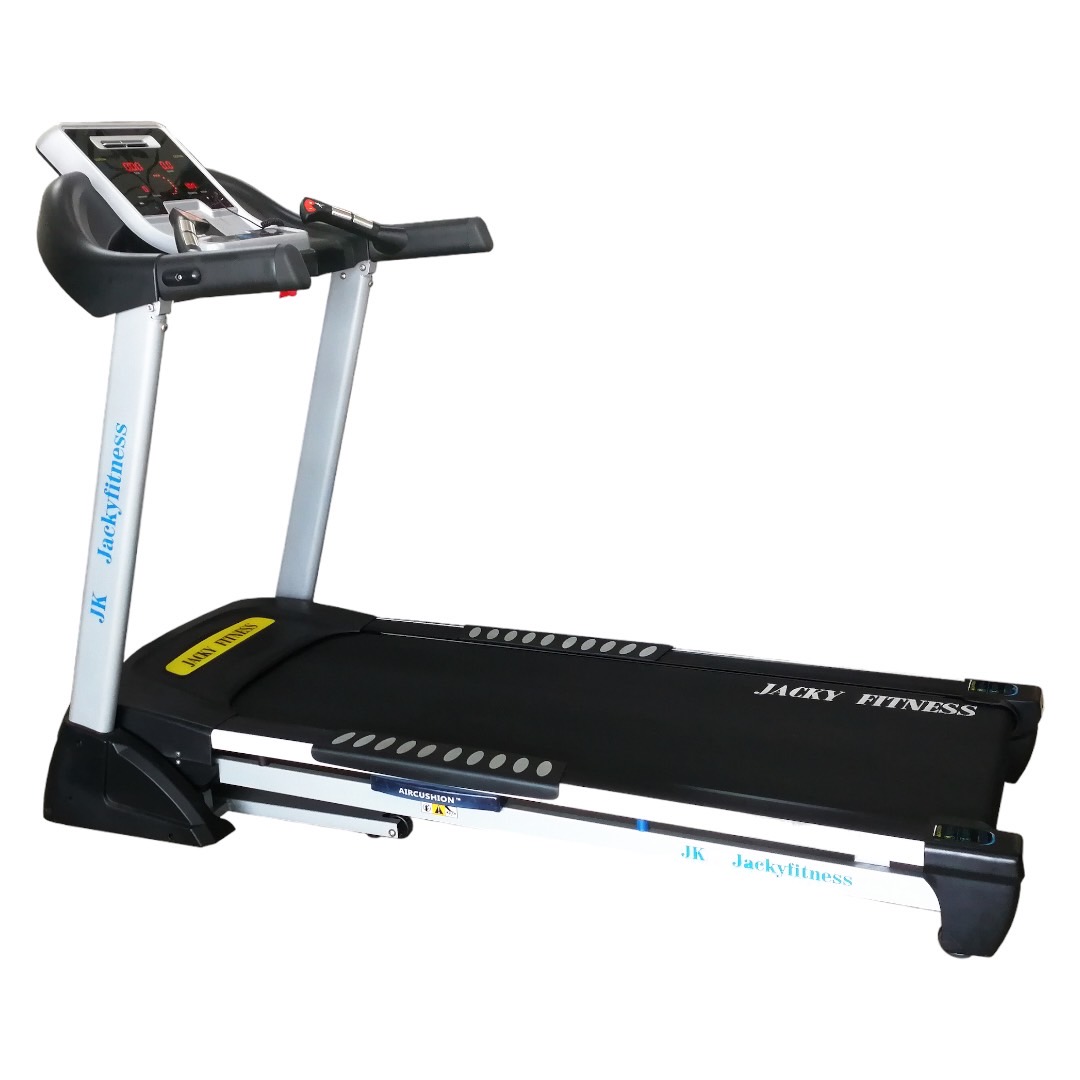 อุปกรณ์กีฬาและกิจกรรมกลางแจ้ง Jacky Fitness ลู่วิ่งไฟฟ้า รุ่น YK-5814 - สีเทา