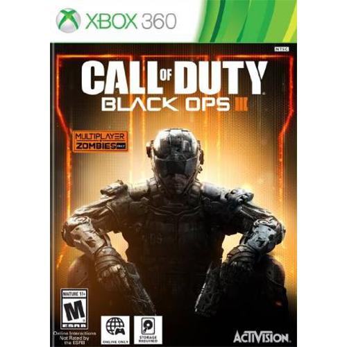 Call of Duty Black Ops 3 Xbox360 แผ่นเกมXbox360 แผ่นไรท์ เล่นได้กับเครื่องที่แปลงระบบแล้ว ราคา 120 บาท*ส่งฟรี