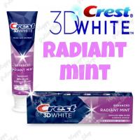 ยาสีฟันฟันขาว 😁 Crest 3D White Advanced Radiant Mint 🇺🇸 สูตรใหม่ขจัดคราบถึง90% นำเข้าจากอเมริกา ✔Lotใหม่✔พร้อมส่ง😍 ยาสีฟันเพื่อฟันขาว Crest Whitening Toothpaste