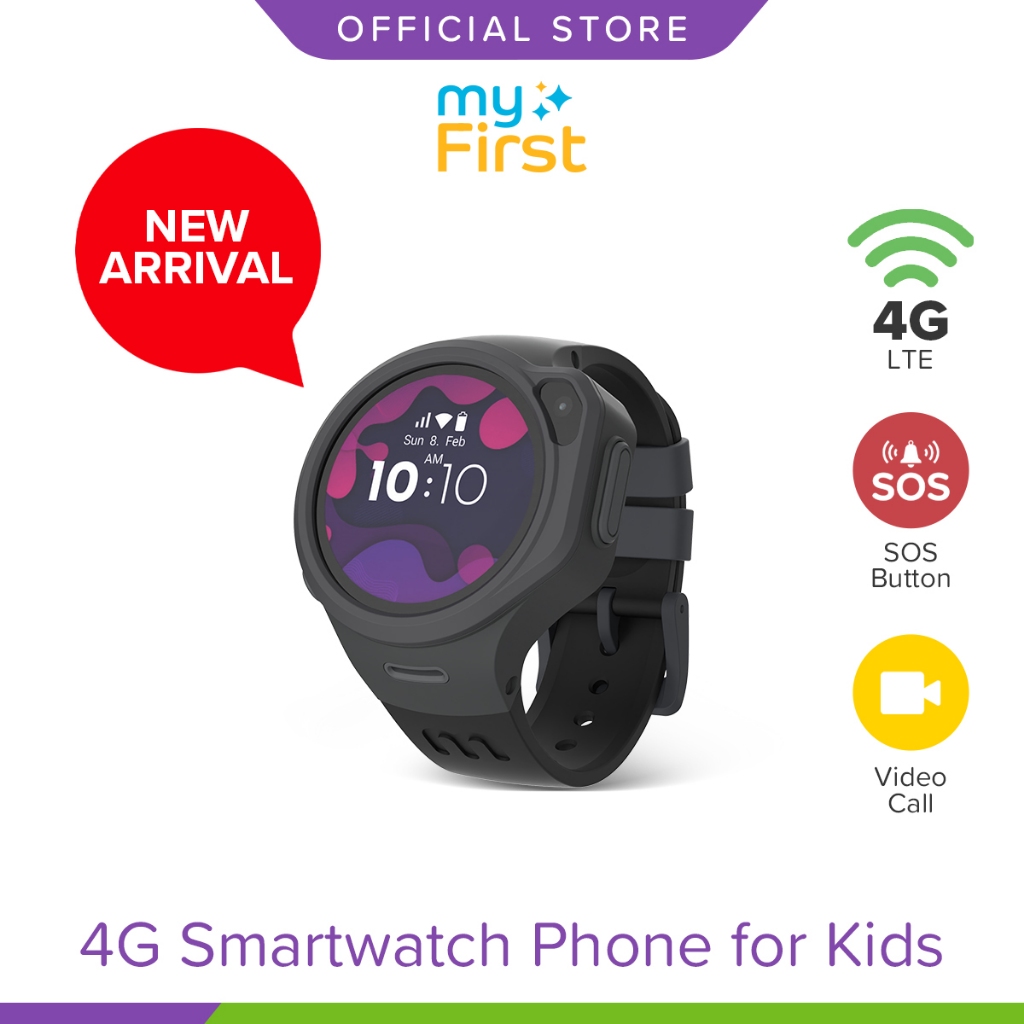 (ใหม่!) myFirst Fone R1C แถมซิม+เน็ตฟรี! Kids Smartwatch GPS วีดีโอคอล โทร ถ่ายรูป ราคา 2,390 บาท*ส่งฟรี