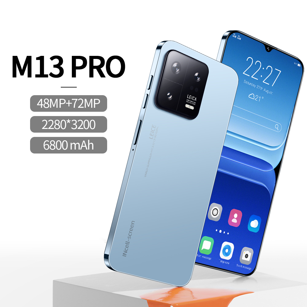 M13Pro 🔥7.2นิ้ว（RAM8G+ROM256G）สตาร์/แบตเตอรี่6800mAh /กล้อง13ล้าน/สเปคแท้/เครื่องแท้ประกันศูนย์1ปีStar ราคา 2,599 บาท*ส่งฟรี