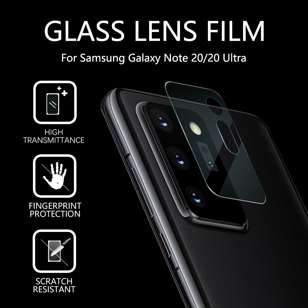 GUIRJP Anti-fingerprint HD Bumper Full Tempered Glass Lens Screen Protector Back Camera Lens Cover Protective Film