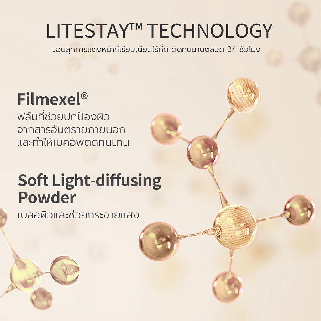 YOU NoutriWear+ Flawless Cushion Foundation คุชชั่นเนื้อลิควิด ปกปิด บางเบา อุดมไปด้วยสารบำรุง 11 กรัม 3cffc19753285b7265452fd0a28ca231