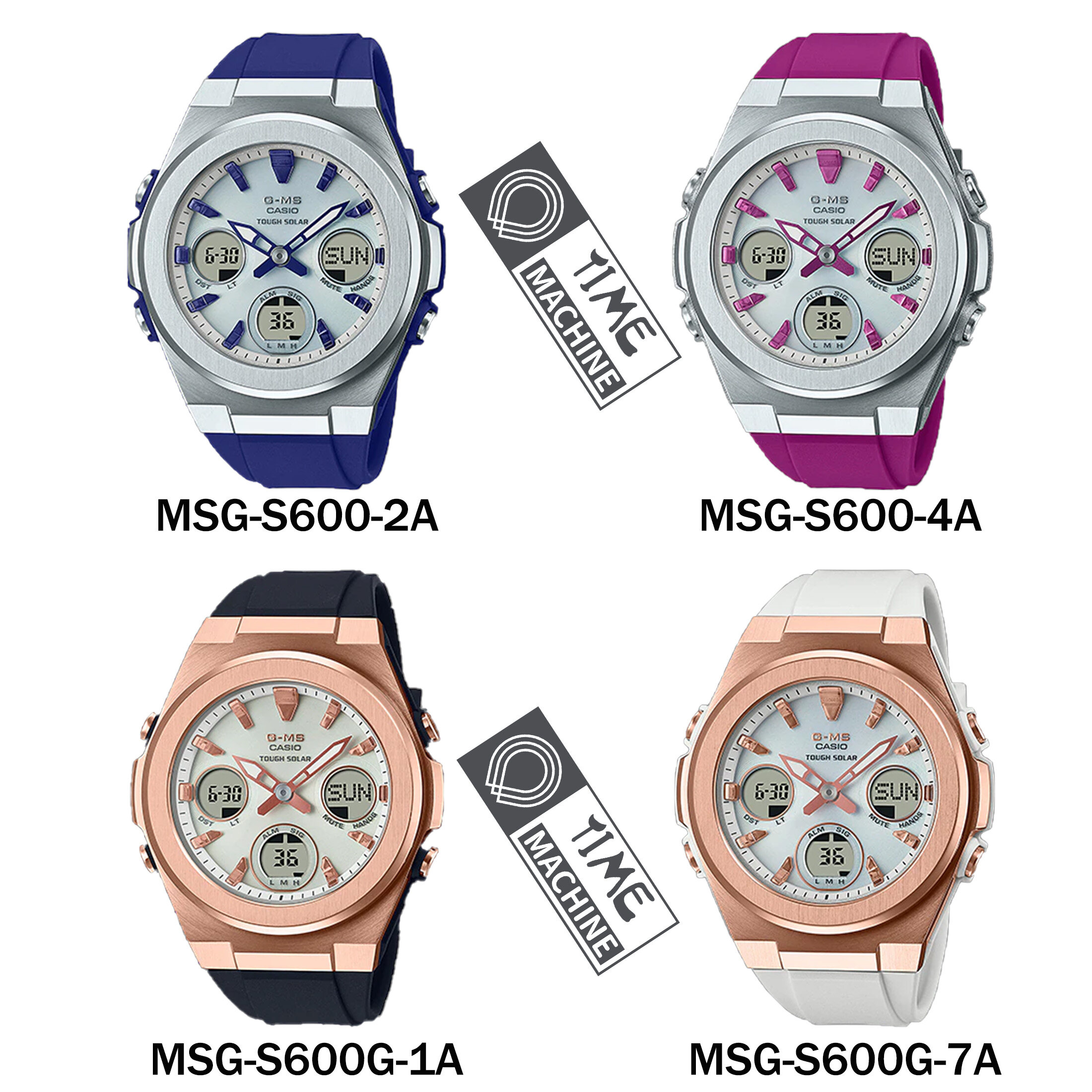 นาฬิกา CASIO BABY G-MS ของแท้ MSG-S600 Series รุ่น  MSG-S600-2A/MSG-S600-4A/MSG-S600G-1A/MSG-S600-7A รับประกัน 1 ปี