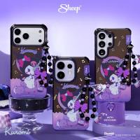 [For iPhone MS & Samsung & Oppo Reno 16 Kuromi] Kuromi Collection เคสสำหรับไอโฟน S25/S26 Ultra แถมสายห้อยเคส ลายคุโรมิ