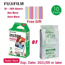 ภาพขนาดย่อของสินค้าFujifilm Instax Mini 8 9 11 12 ฟิล์ม Plain White Film (สำหรับ Fuji Instax Mini 7s, 8, 25, 50s, 90, SP-1, SP-2, EVO Camera)