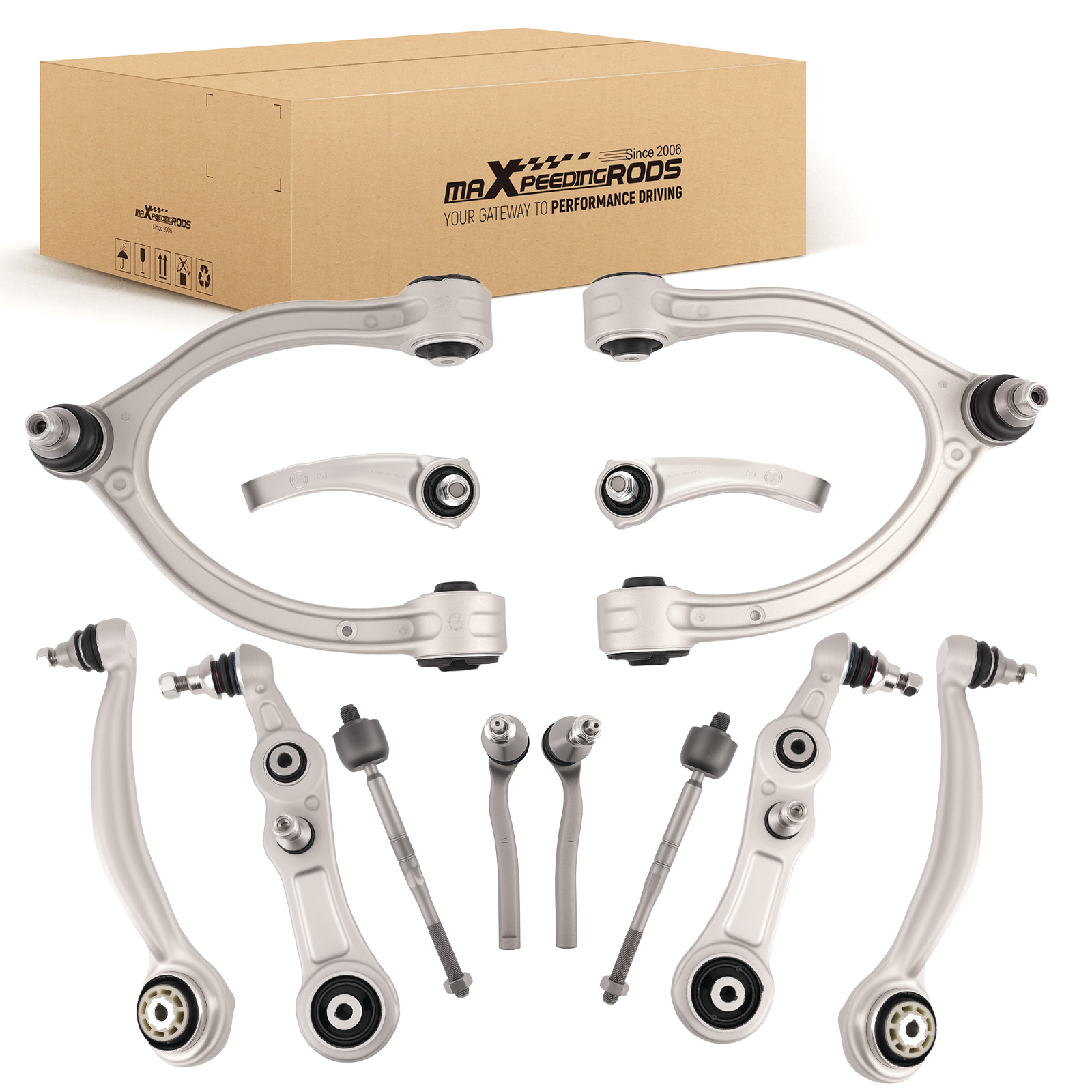 Mercedes Benz C300 W205 / E300 W213 2015-2020 Front Wishbone Set, Complete Set, Upper and Lower Wishbones, Ball Joints, Control Arms, Stabilizer Links, Aluminum, Matching Model (No Airbags), Thai Warranty. ราคา 18,000 บาท*ส่งฟรี