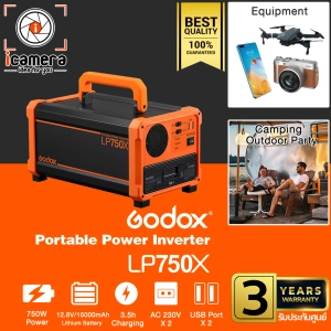 สินค้า Godox LP750X Portable Power Inverter แบตเตอรี่สำรองแบบพกพา - รับประกันศูนย์ Godox Thailand 3ปี