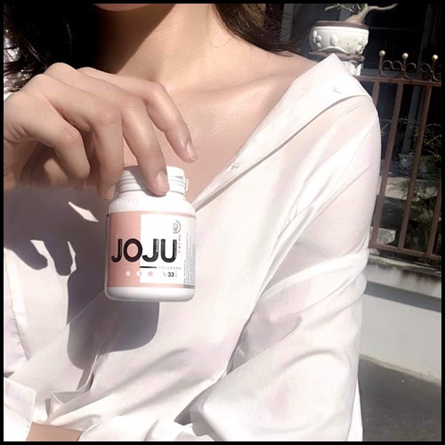 โจจู คอลลาเจน Joju Collagen บรรจุ 33 เม็ด เพื่อผิวขาวเนียน บรรจุ 33 เม็ด (1 กระปุก)