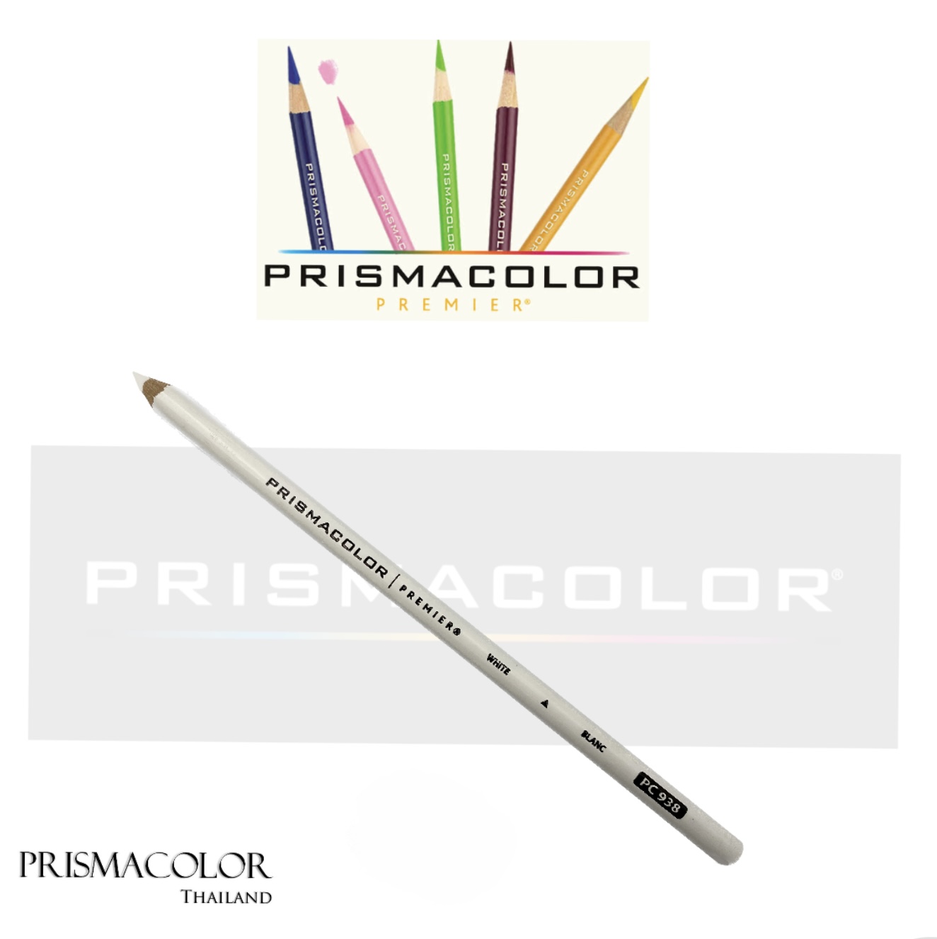  Prismacolor Premier Colored Pencil - White (PC-938)