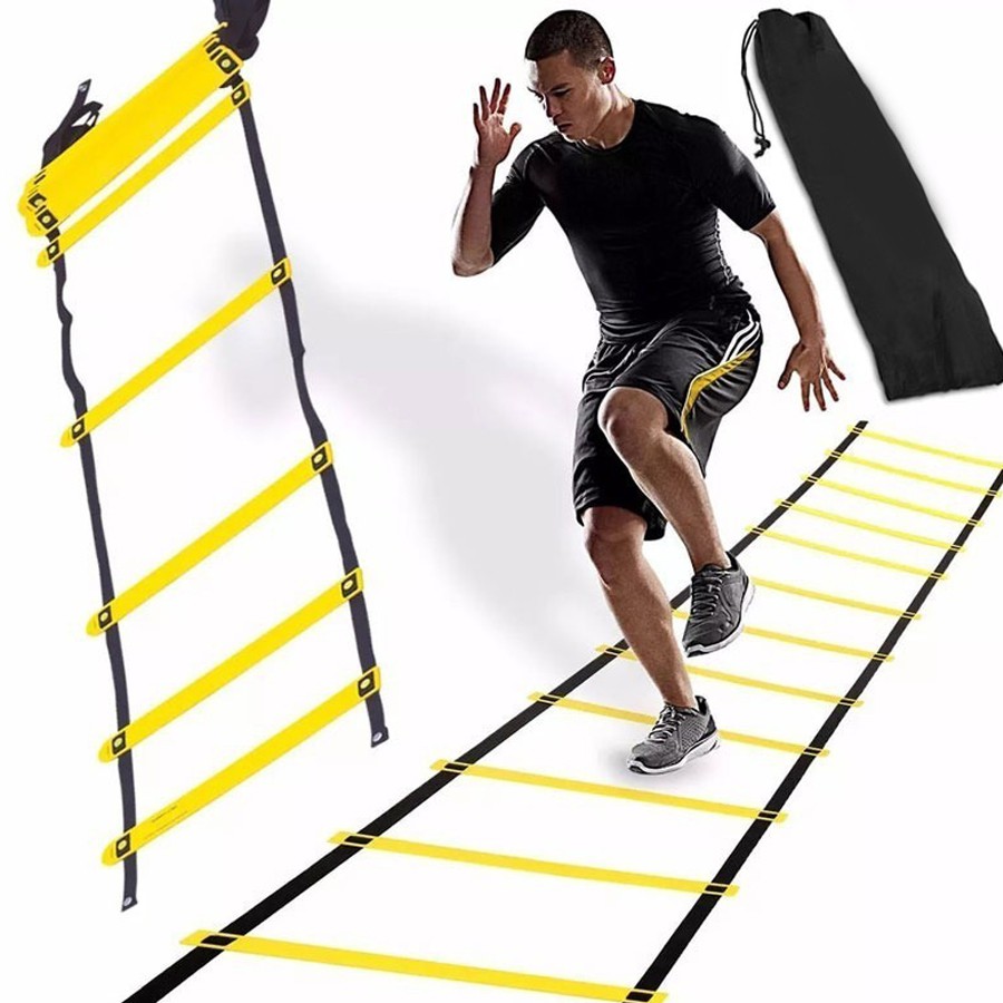 Hot Sale บันไดสปีดแลดเดอร์ Speed Agility Ladder บันไดฟิตเนส บันไดวิ่ง บันไดฝึกความคล่องตัว อุปกรณ์ฝึกซ้อมสำหรับนักกีฬา ราคาถูก อุปกรณ์ ซ้อม ฟุตบอล อุปกรณ์ กีฬา ฟุตบอล อุปกรณ์ ฝึก ซ้อม ฟุตบอล อุปกรณ์ ซ้อม บอล