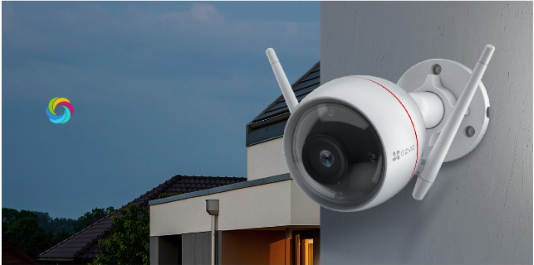 EZVIZ กล้องวงจรปิด CCTV ภาพสีกลางคืน Wi-Fi IP CAMERA 2MP ColorVu Outdoor H.265 กล้องไร้สาย สำหรับภายนอก รุ่น C3TN ราคา 1,850 บาท*ส่งฟรี