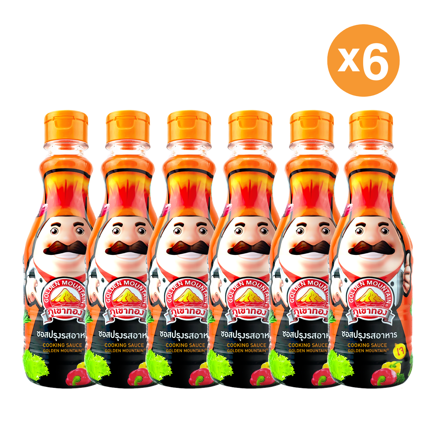 ซอสลุงหนวดขวดส้ม ตราภูเขาทอง ขนาด 145 ml. x 6 ราคา 9,999 บาท*ส่งฟรี