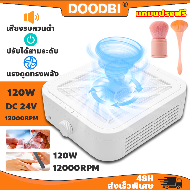 เครื่องดูดฝุ่นเล็บ อุปกรณ์ทำเล็บ กำลังดูดอันทรงพลัง 120W รุ่นWL-007 ความเร็วหมุนของพลังดูด 1200 รอบต่อนาที ปรับได้ 3 ระดับ การกรองอย่างละเอียด เสียงเบา เครื่องดูดฝุ่นทำเล็บ เครื่องดูดฝุ่นเล็บเจล ที่ดูดฝุ่นเล็บ อุปกรณ์ทำเล็บเจล ราคา 1,158 บาท*ส่งฟรี