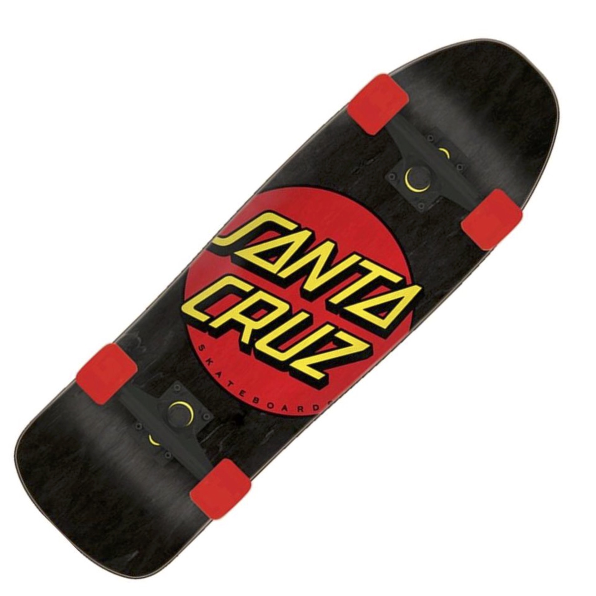 Santa Cruz Skateboard Complete Toxic Hand 80's Old School Shape 9.7 x 31.7