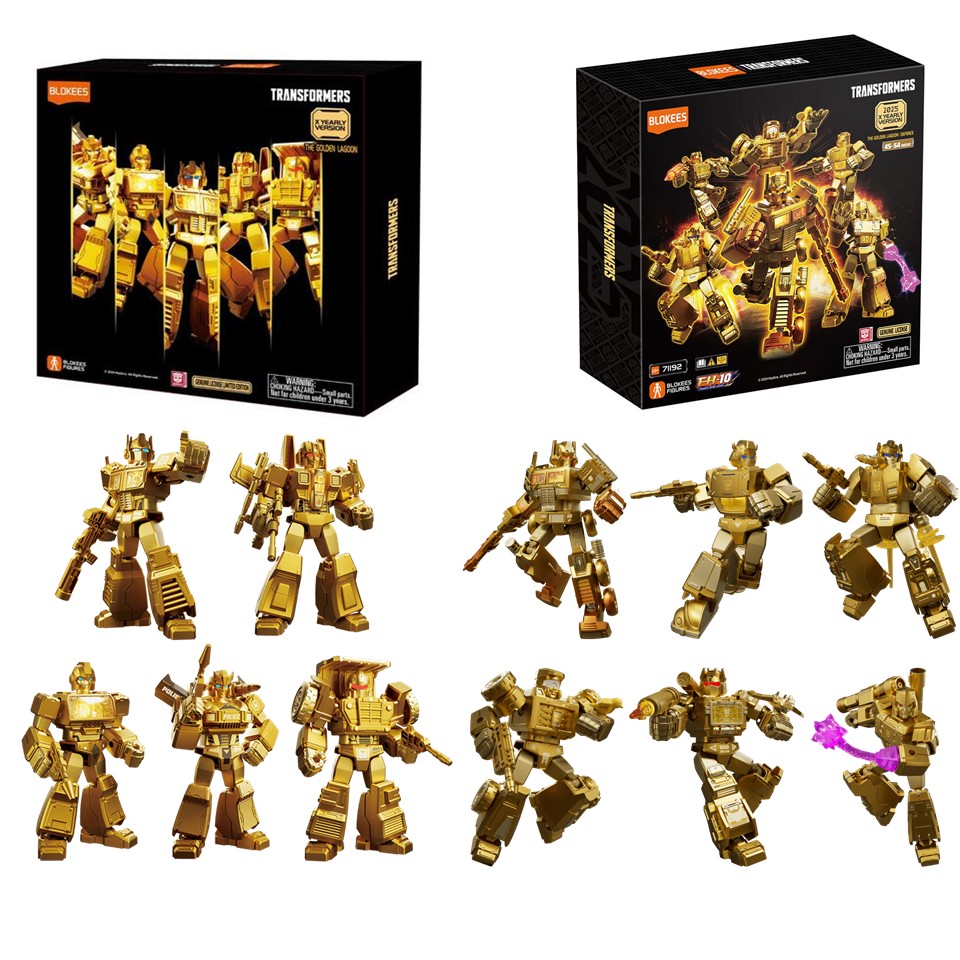 BLOKEES Transformers X Yearly Version golden lagoon 01 - 02 โมเดลทรานส์ฟอร์เมอร์ส โกเดนลากูน รหัสBKS7119 ราคา 2,799 บาท*ส่งฟรี