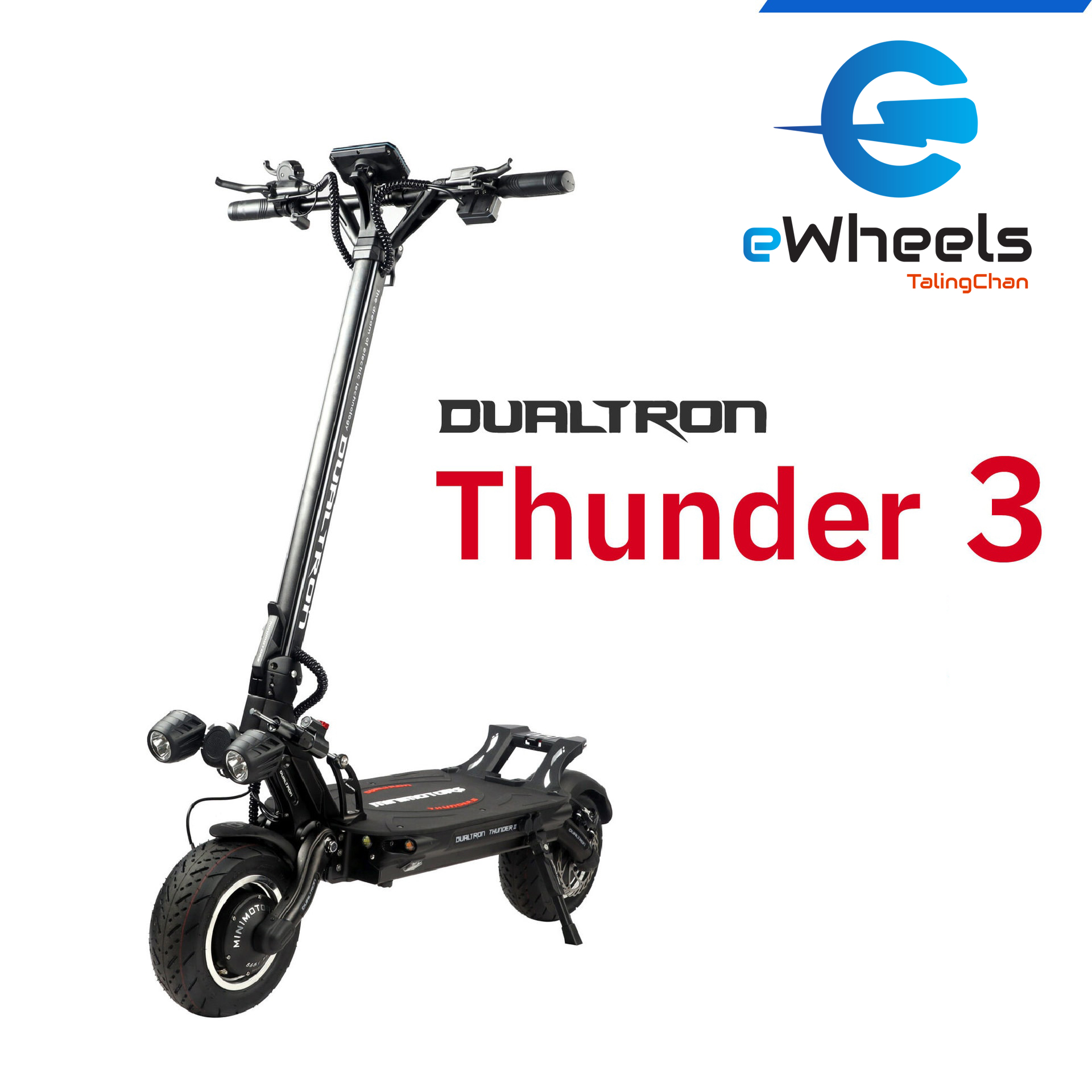 สกู๊ตเตอร์ไฟฟ้า Dualtron Thunder 3 (DUAL Motor) แรงสุดสุด ราคา 139,900 บาท*ส่งฟรี