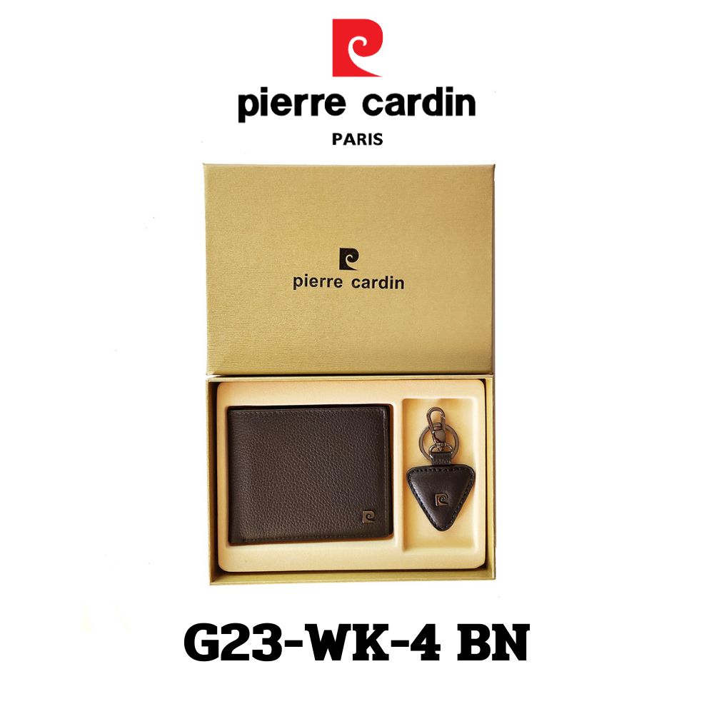 Pierre Cardin (ปีร์แอร์ การ์แดง)ชุดของขวัญ ชุดGift set กระเป๋าธนบัตร+พวงกุญแจ รุ่น G23-WK-4 พร้อมส่ง ราคาพิเศษ ราคา 1,390 บาท*ส่งฟรี