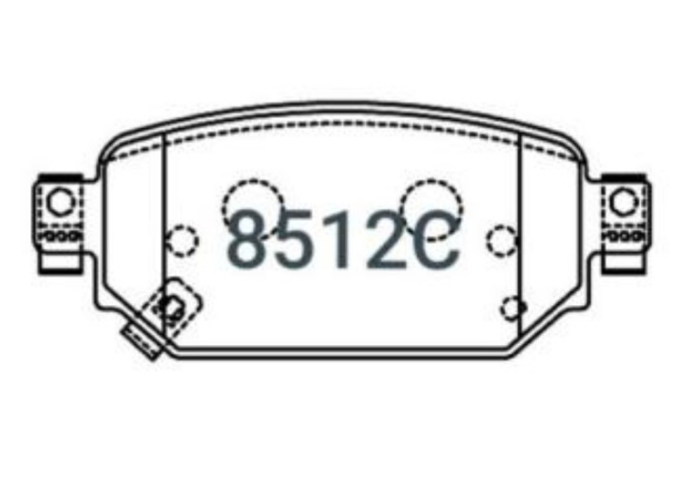 ROKBUL ผ้าเบรคหลัง Mazda 3 Skyactive ผ้าดิสเบรคหน้า มาสด้า 3 สกายแอคทีฟ G2.0 Sedan, Hatcback ปี17-on (รุ่นเบรคมือไฟฟ้า) / DP8512C RA ราคา 900 บาท*ส่งฟรี