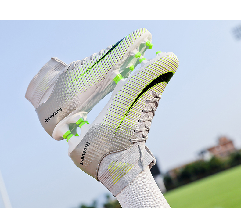 ภาพอธิบายเพิ่มเติมของ c (FG/AG ขนาด 32-44) Professional สตั๊ดรองเท้าส้นสููงหญ้าเทียมรองเท้าฟุตบอลรองเท้ากีฬารองเท้าฟุตบอลสำหรับบุรุษและเด็กรองเท้าฟุตซอล