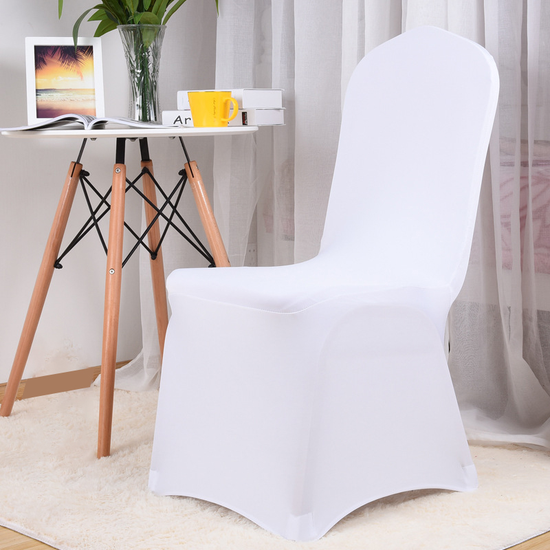 เก้าอี้ครอบคลุมสีที่บริสุทธิ์สไตล์เรียบง่ายทันสมัยยืดสลิปคัฟเวอร์ งานเลี้ยงงานแต่งงานตกแต่งงานปาร์ตี้ - ยี่ห้อ OEM ราคา 49 บาท*ส่งฟรี