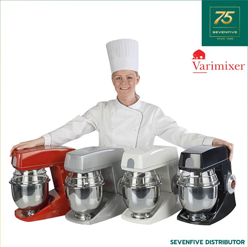 VARIMIXER Teddy เครื่องผสมอาหาร เครื่องนวดแป้ง เครื่องตีแป้ง mixer แบบตั้งโต๊ะ 5 ลิตร VRM1-AR5-M005 ราคา 53,935 บาท*ส่งฟรี