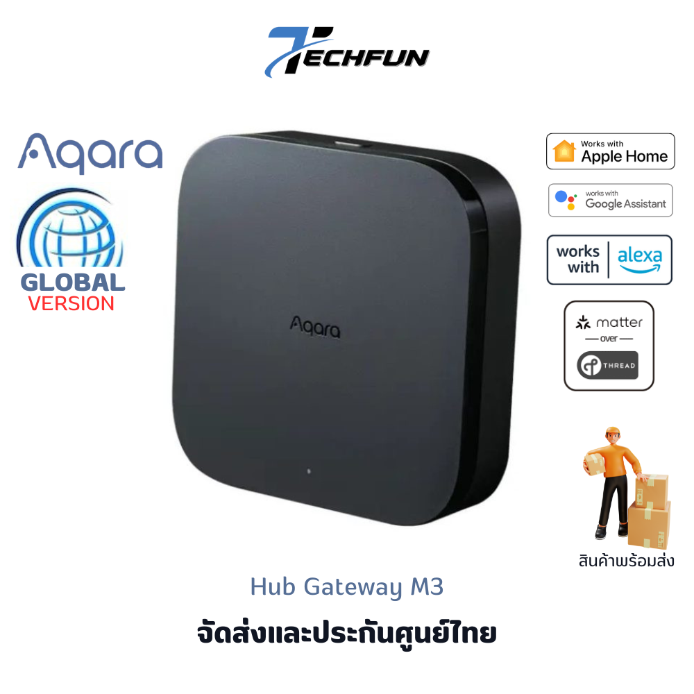 Aqara Hub M3 Multi-Protocol Matter Controller Smart Home Hub ประกันศูนย์ไทย ราคา 4,590 บาท*ส่งฟรี