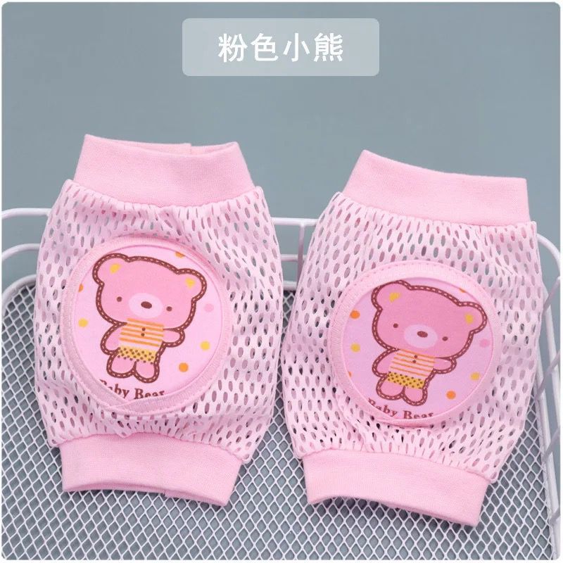 สนับเข่าเด็ก สนับเข่าเด็กวัยหัดคลาน ปกป้องเข่า ปลอดภัยจากการคลาน 1คู่ Baby Knee Safety Protective Crawling Elbow Cushion Toddlers Knee Pads