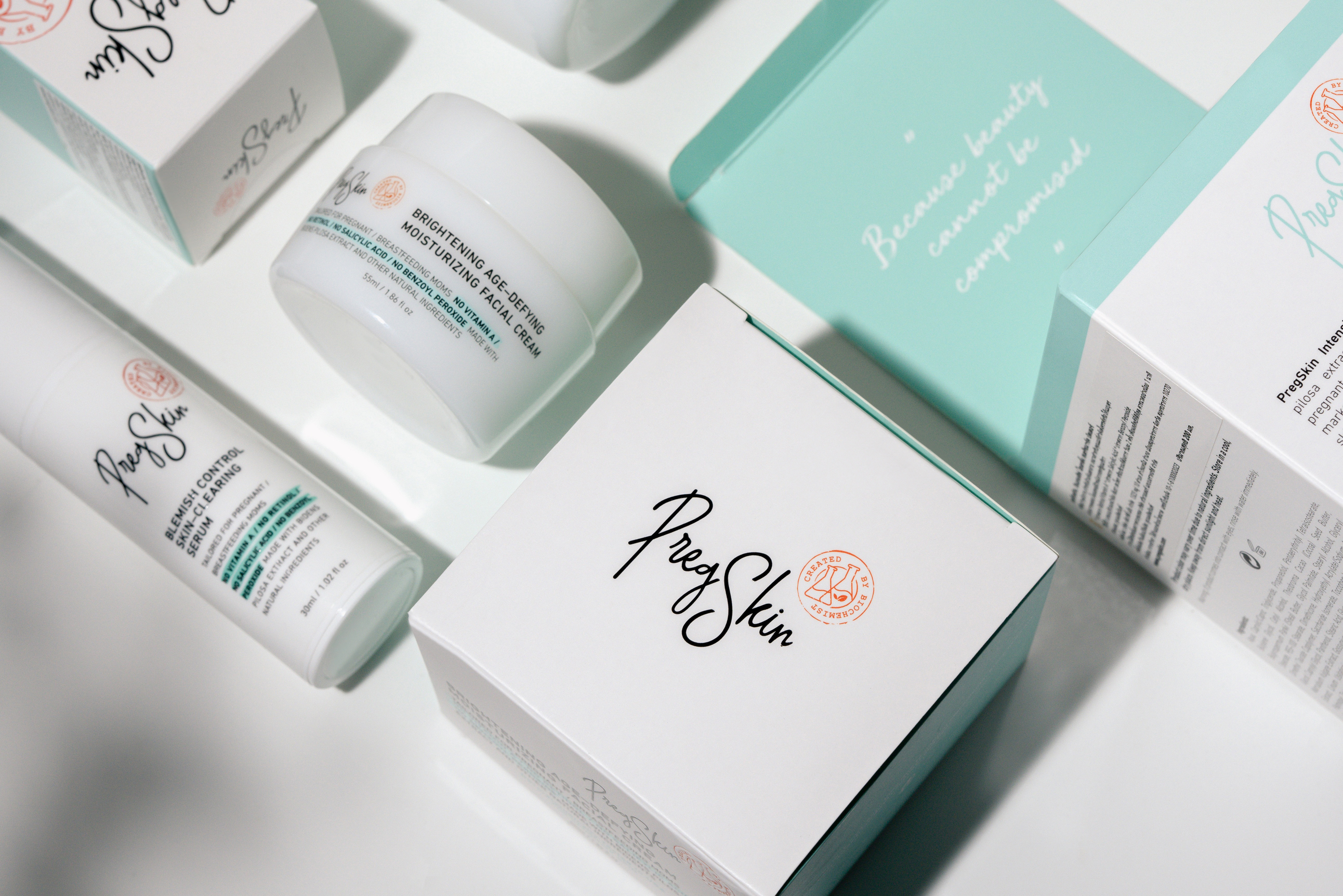 PregSkin Facial Duo Set (Serum, Facial Cream) เซ็ตผลิตภัณฑ์บำรุงผิวหน้าคุณแม่ตั้งครรภ์และให้นมบุตร ราคา 3,380 บาท*ส่งฟรี