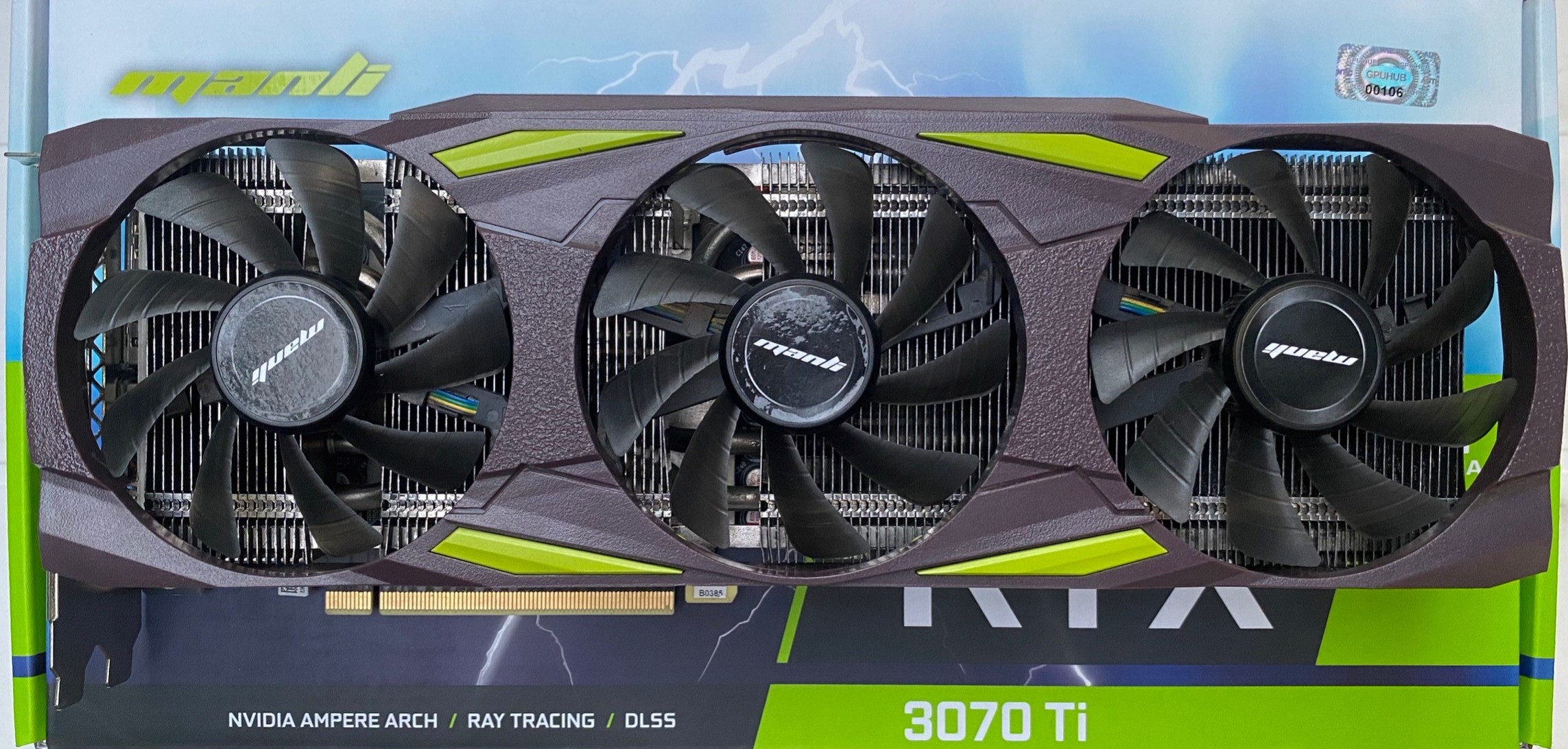 Manli Geforce 3070ti Gddr6x การ์ดจอ MANLI GEFORCE RTX 3070 TI