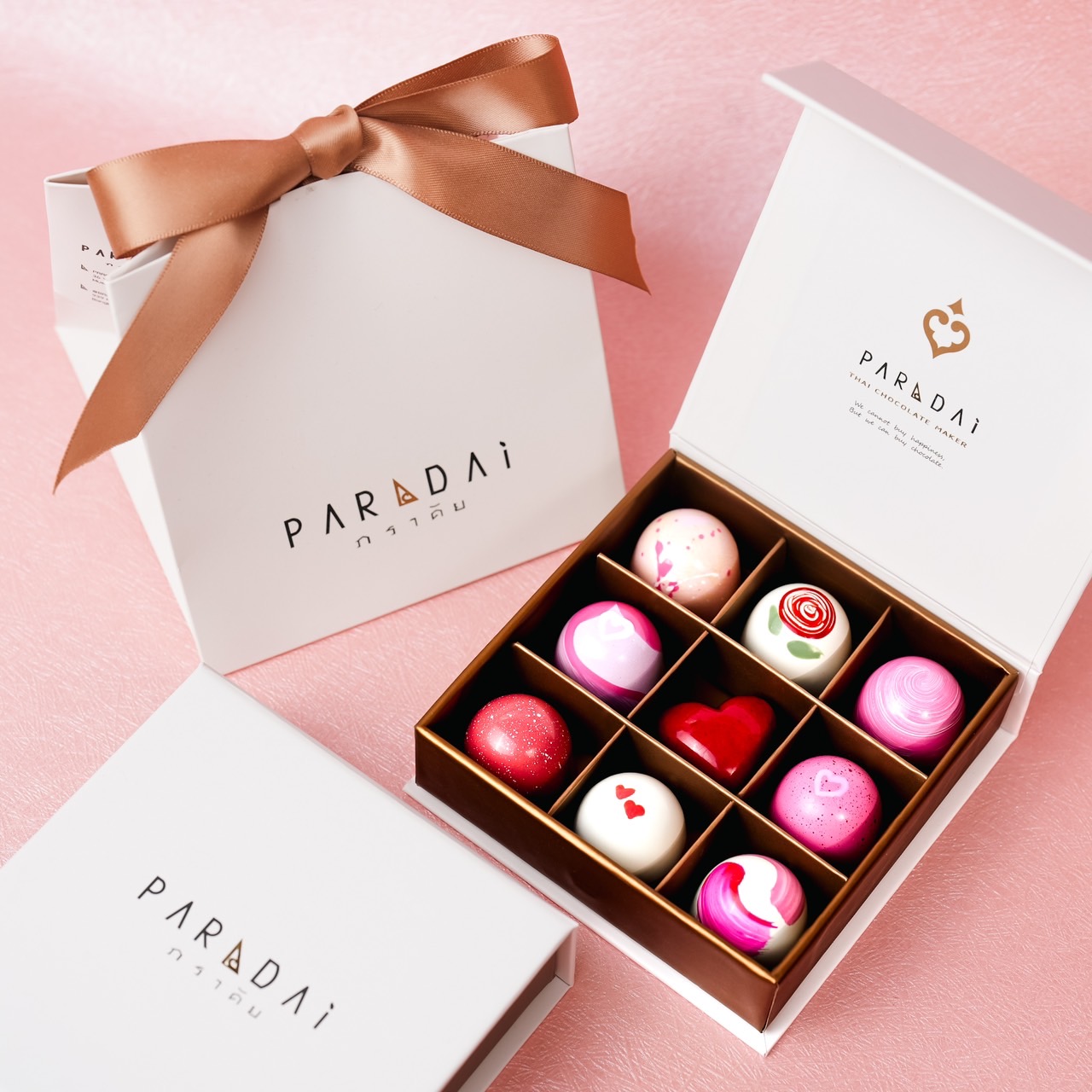 [Valentine Edition] PARADAi - Chocolate Bonbon Small Boxset / ภราดัย ช็อคโกแลต เซ็ตพิเศษวาเลนไทน์ กล่องเล็ก ราคา 720 บาท*ส่งฟรี