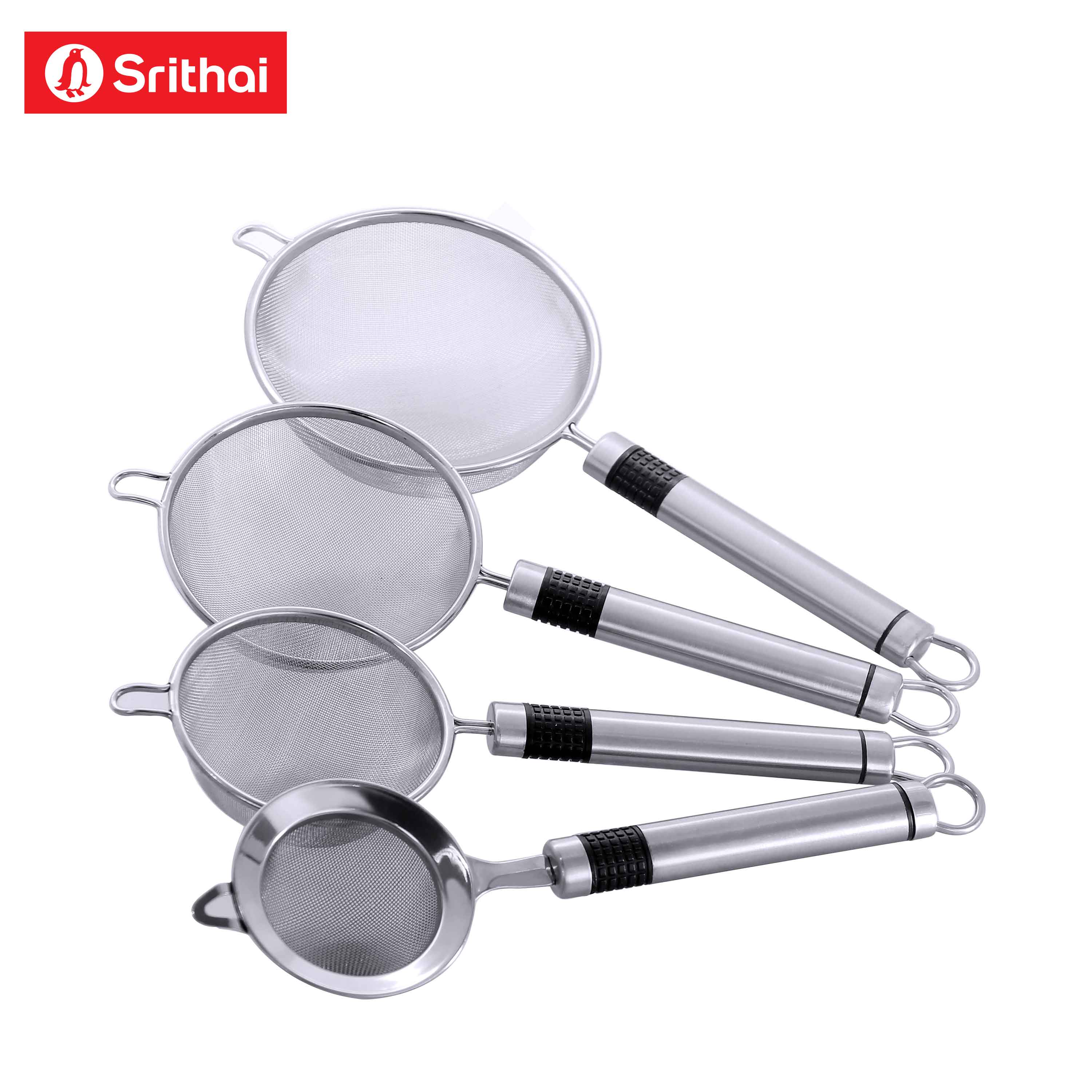 Srithai กระชอนด้ามสเตนเลส รุ่น มิลเลนเนี่ยม ราคา 101 บาท*ส่งฟรี