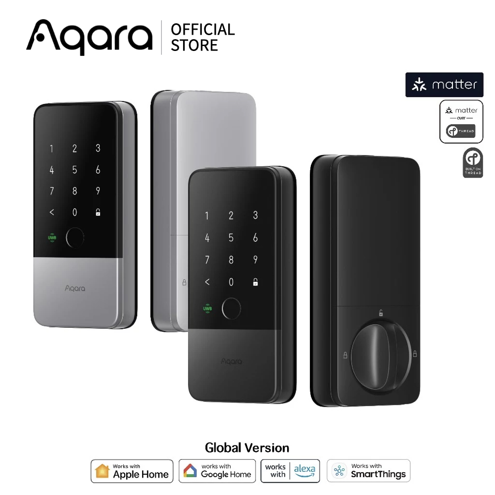 Aqara Smart Lock U400 Smart Door Lock Uwb Fingerprint Scanner Supports Apple Home Key and Matter ราคา 12,900 บาท*ส่งฟรี