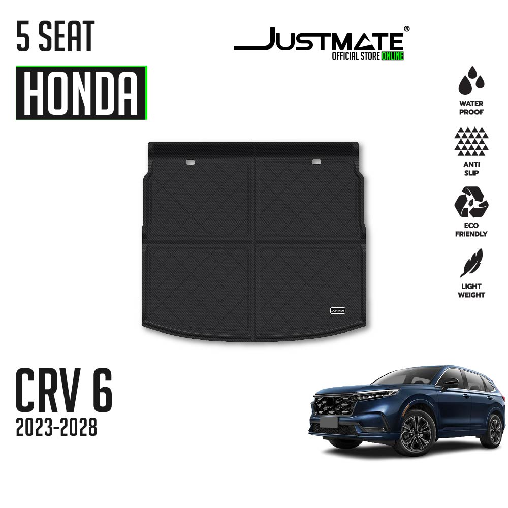 JUSTMATE HONDA ถาดรถยนต์ CRV G6 2023 - 2026 5 Seat ใช้ได้กับ น้ำมัน และ e:HEV ราคา 2,480 บาท*ส่งฟรี